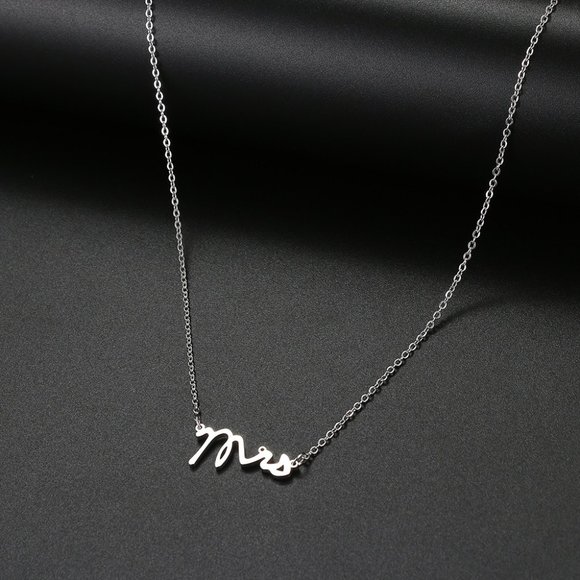 Mrs necklace - Silver version - Picture 1 of 3